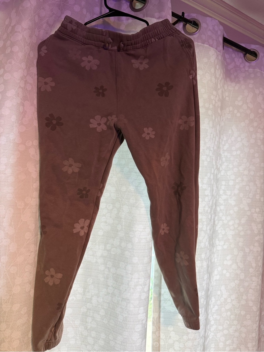 abercrombie kids Brown Floral Joggers